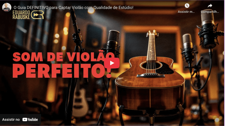 técnicas de gravação para violão, configurações de microfone para violão, como gravar violão em estúdio, dicas para gravar violão, equipamento para gravar violão