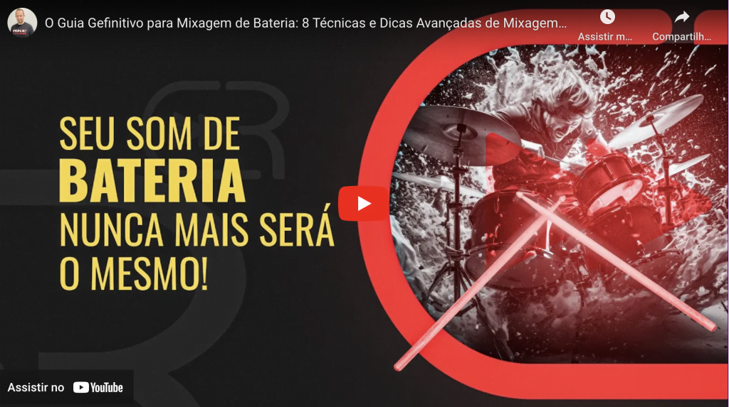 mixagem e masterização