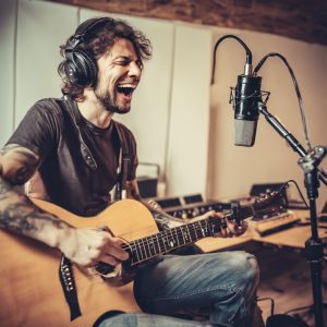 técnicas de gravação para violão, configurações de microfone para violão, como gravar violão em estúdio, dicas para gravar violão, equipamento para gravar violão