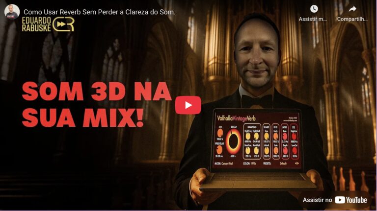 Mixagem profissional, compressor, plugins