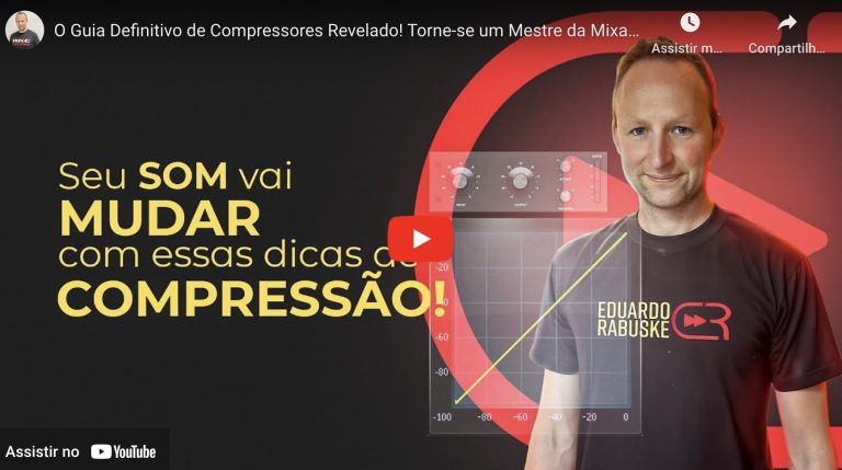 Compressão na mixagem, mixagem e masterização, plugins de mixagem, waves