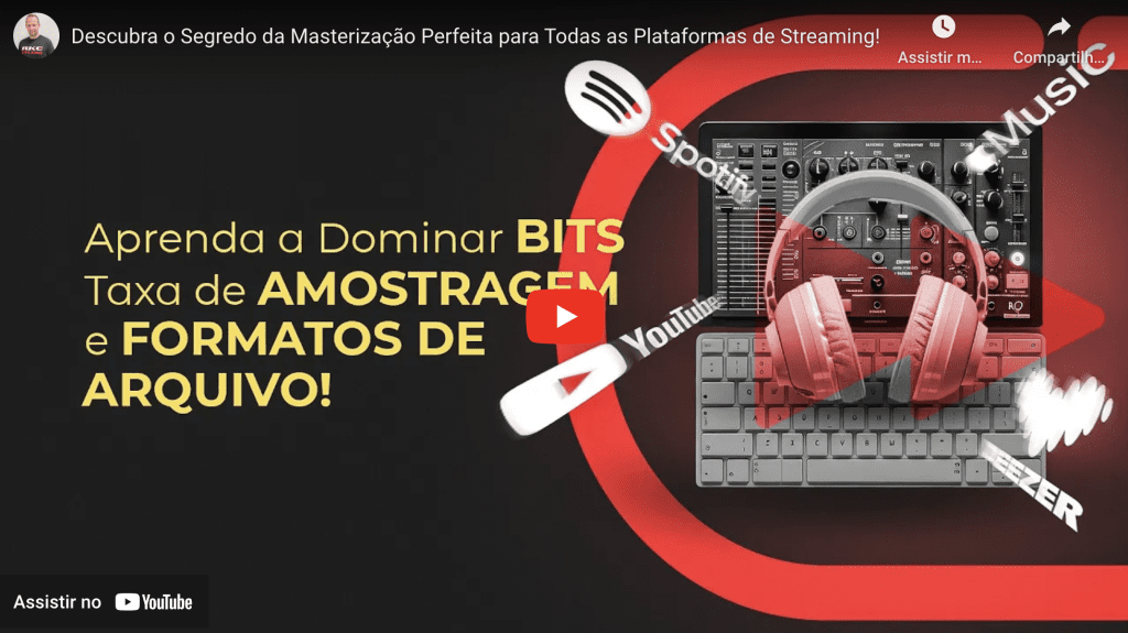 mixagem e masterização, masterização para plataformormas, masterização para spotify