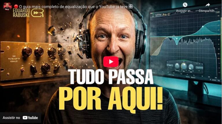 mixagem, masterização, plugins