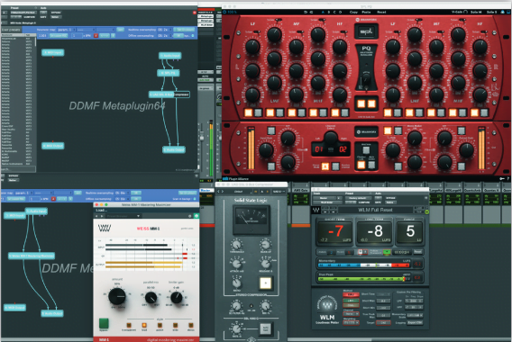 mixagem e masterização, produção musical, timbres virtuais, plugins