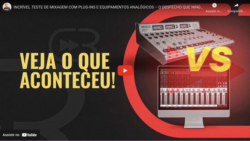 mixagem e masterização, produção musical, timbres virtuais, plugins