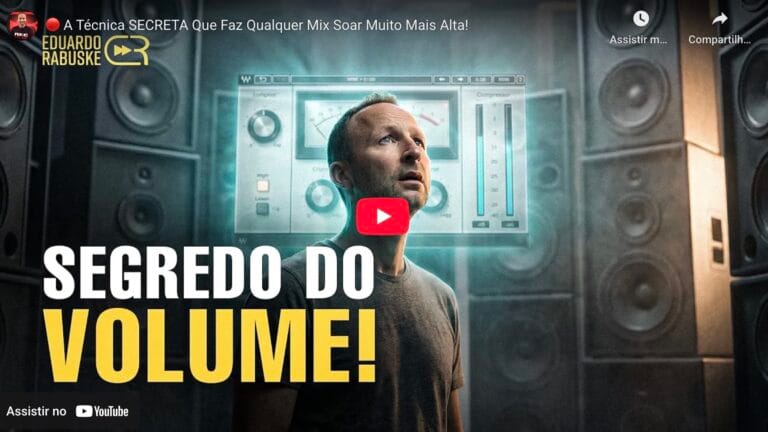 mixagem, masterização, limiter