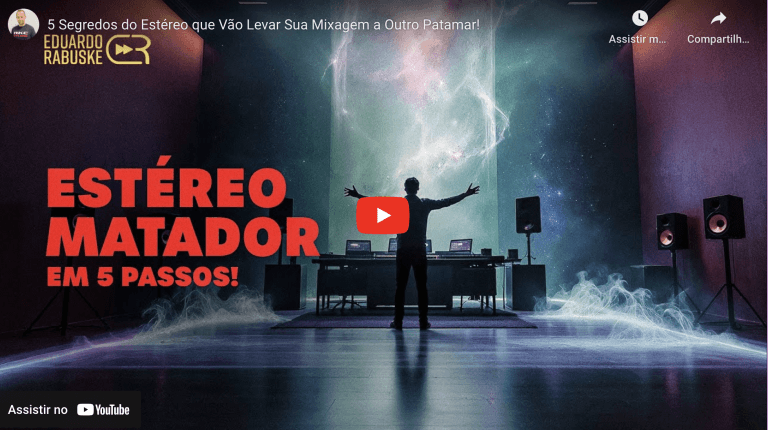 mixagem, masterização, estudio de gravação