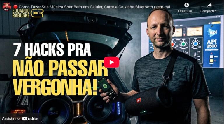 mixagem, masterização, plugins