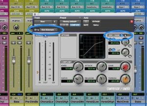 Mixagem profissional, compressor, plugins
