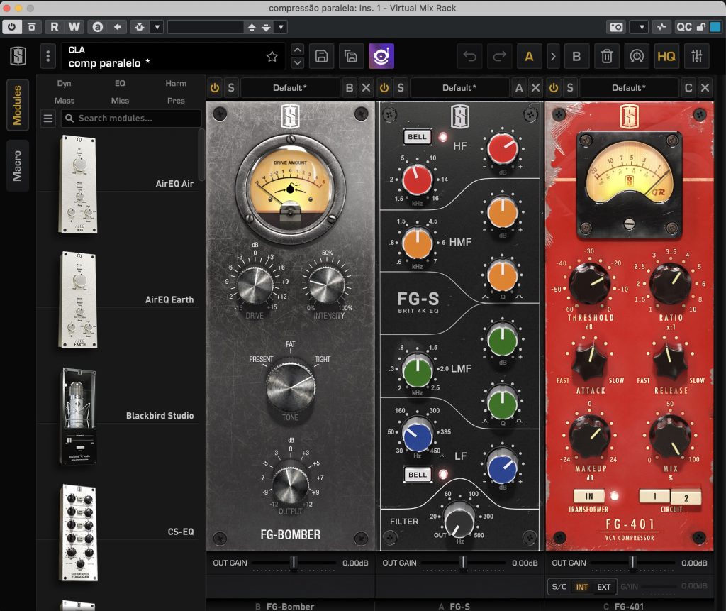 mixagem, masterização, plugins, compressor