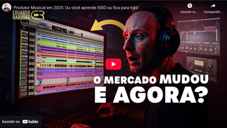 curso de produção musical, curso de mixagem e masterização