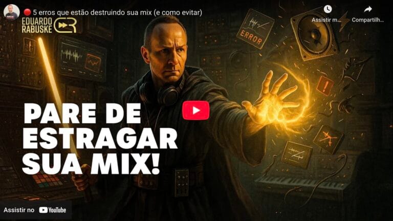 mixagem e masterização, aula
