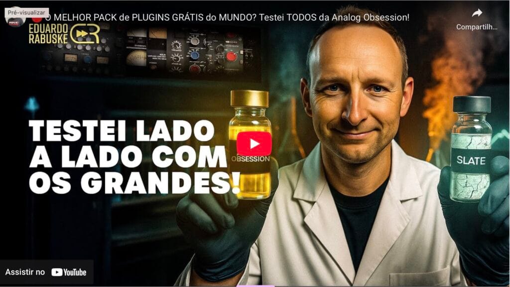 analog Obsession, plugin gratuito, plugin free, mixagem