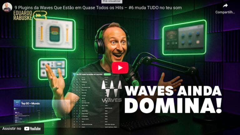 mixagem, masterização, plugins