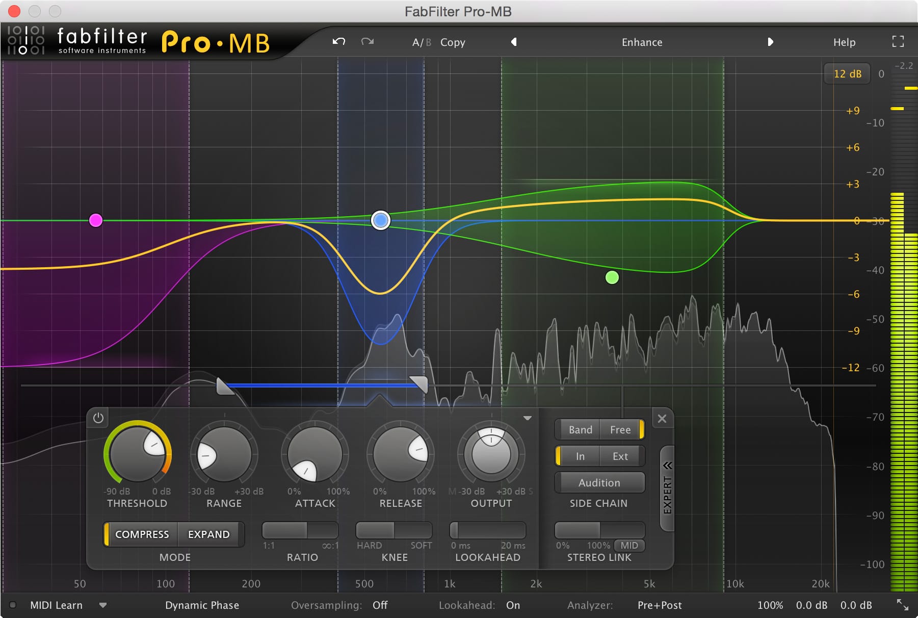 compressor multibanda, plugins, mixagem, masterização