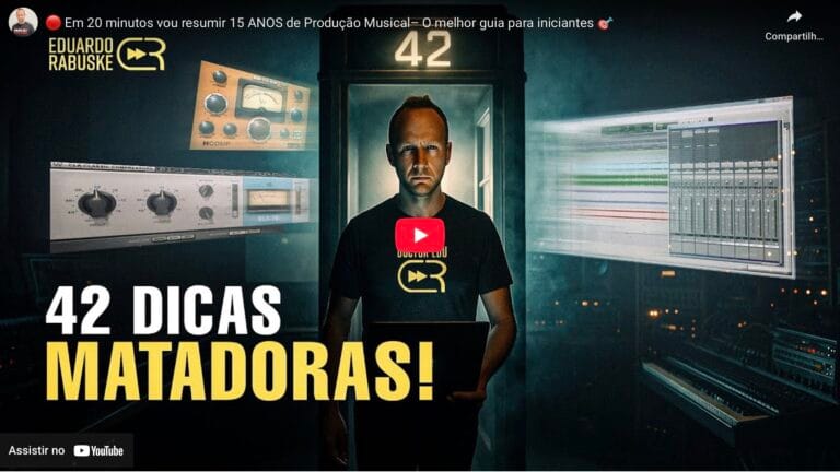 mixagem, masterização, plugins